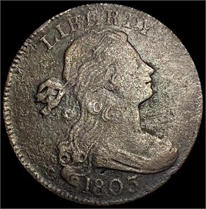 1803 Sm Date & Frac Draped Bust Large Cent