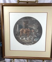 Engraving Framed, Matted  RF Smith after JC Morris
