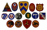 Lot of 15 WWII US Patches