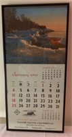 1959 AC Framed Calendar