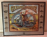 Gleaner Combine Story Framed Poster