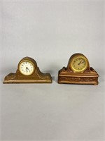Ansonia and Lux Compartment Clocks