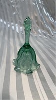Vintage Fenton Sea Mist Paisley 7" Glass Bell