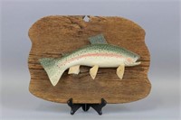 John E. Eddy 15.5" Full Bodied Rainbow Trout Fish