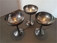 International Silver Co. Silver Platted Goblets