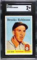1958 Topps Brooks Robinson #307 Grade 2