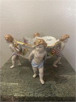 SCHIERHOLZ Centerpiece Large Cherub Bowl