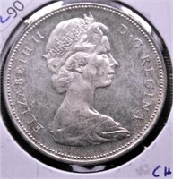 1965 CANADA SILVER DOLLAR CHOICE BU