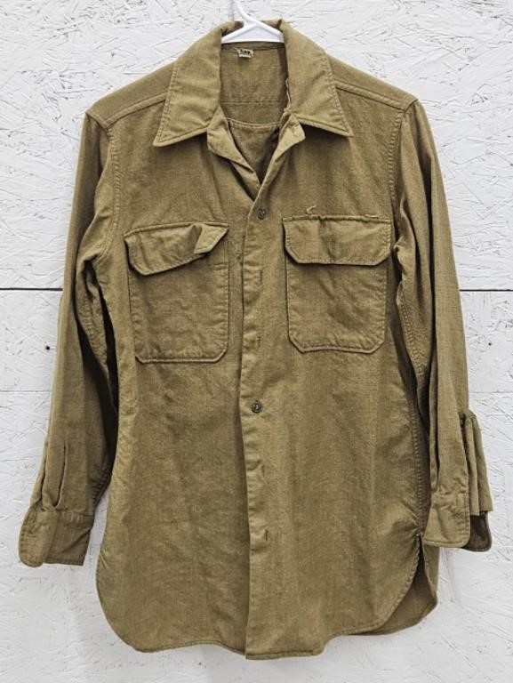 (E) Military Shirt 14.5/32.  See Pictures For