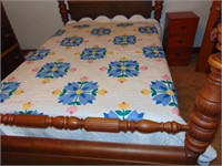 TULIP HAND SEWN QUILT 84" X 88" / BR1