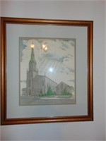 HOLY TRINITY NEW ALBANY CHURCH PRINT / BR2