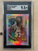 Magic Johnson Topps Chrome Refractor