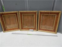 3 Antique frames; 10x12
