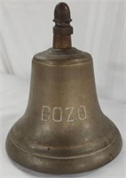Brass "Bozo" Dinner Bell