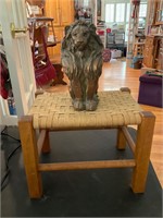 Stool and lion