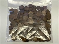 Bag of Indian head pennies