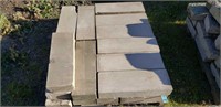 Pallet of 21 Sandstone blocks