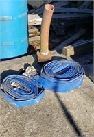 3" and 2" Discharge Hose and 3" suction screen