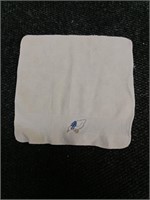 Vintage cross stitch goose washcloth, 11" x 11.5"