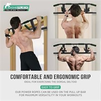 Multi-grip Pullup Bar With Smart Larger Hooks Tech