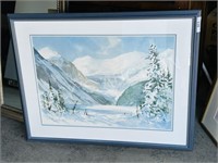 Watercolor by John Harvie - signed