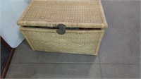 Estate. Wicker Trunk Used in Sewing Room, misc.