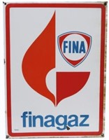 FINA FINAGAZ SSP FRAMED SIGN