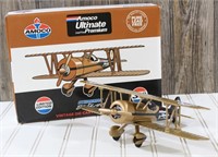 Amoco Lead Free Three Vintage Die Cast Plane Bank