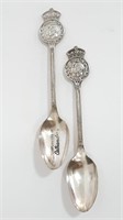 1937 Royal Coronation & 1939 Royal Visit Spoons