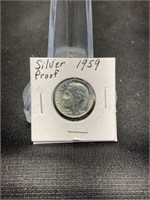 1959 Roosevelt Proof Silver