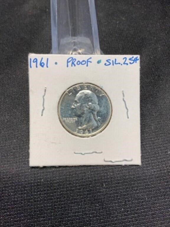 1961 Silver Proof Qtr