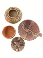 (4) Southwestern Native American Pottery