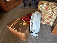 Picnic Basket, Fan, Luggage