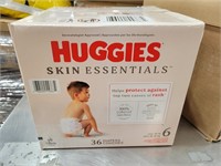 Lot pf 2 Huggies Baby Diapers  Size 6  36 Ct