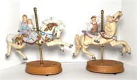 Musical Carousel Horses by Heritage