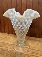 Fenton Hobnail Art Glass Vase