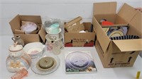 Lot of glassware and dishes