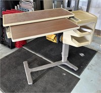 HOSPITAL BED ROLLING TABLE