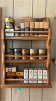 Spice Rack with Spices 13x18x3