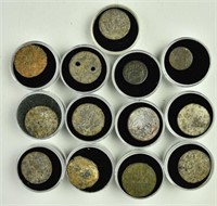 13 Excavated War of 1812 Buttons