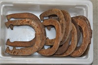 Large Horse Shoes. Rustic Game Play