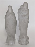 Baccarat Madonna & Virgin Mary Sculptures