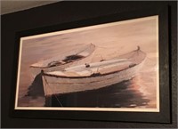 Large Row Boat Print