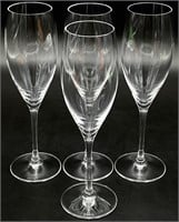 4pc Riedel Glass Champagne Flutes