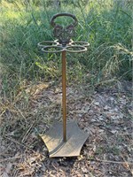 Brass upper deck umbrella stand