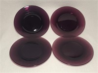 Fostoria Lady American Amethyst Salad Plates