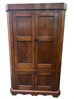 Kentucky cherry empire Corner Cupboard with b