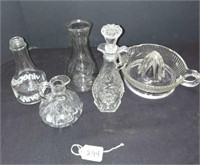 GLASS DECANTERS AND JUICER