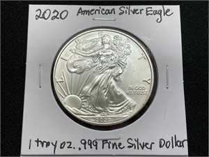 2020 American Eagle Silver Dollar