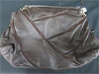 BROWN LEATHER MARI SHARIAPOVA LADIES PURSE